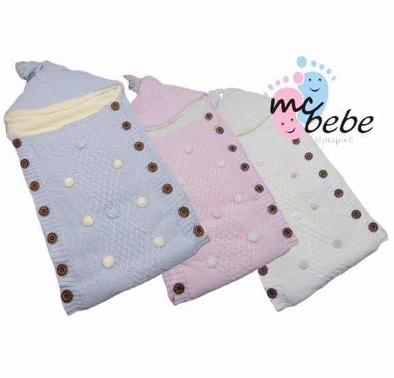 Κουβερτούλα υπνόσακος σε 3 χρώματα bebe-1070