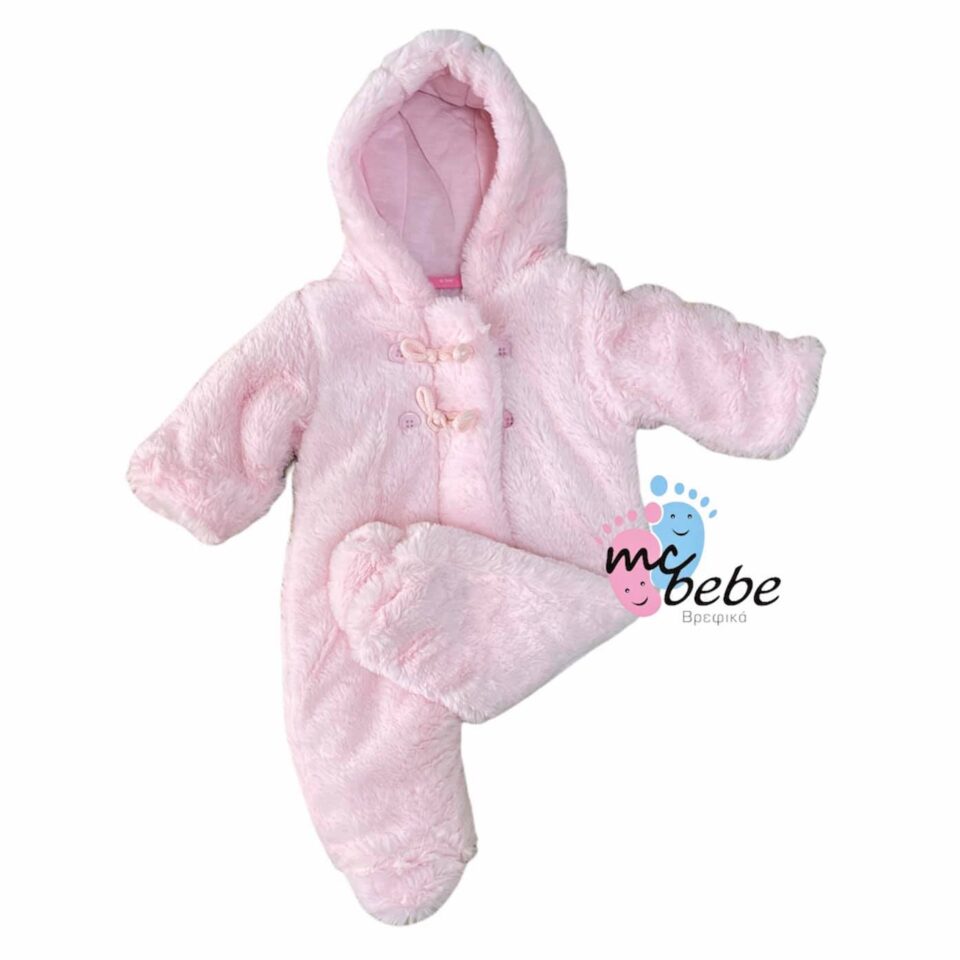 Γούνινο φορμάκι με κουκούλα bebe1013
