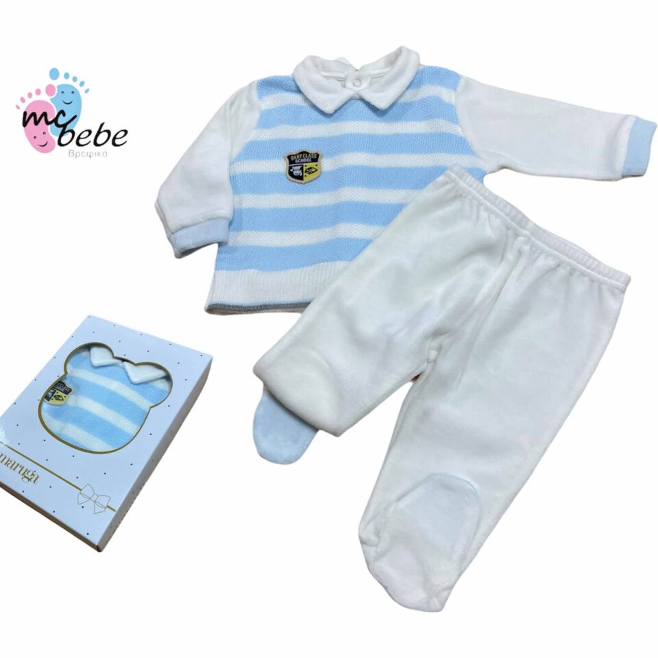 Βελούδο σετ 2 τεμ. 3-6 μηνών bebe1168