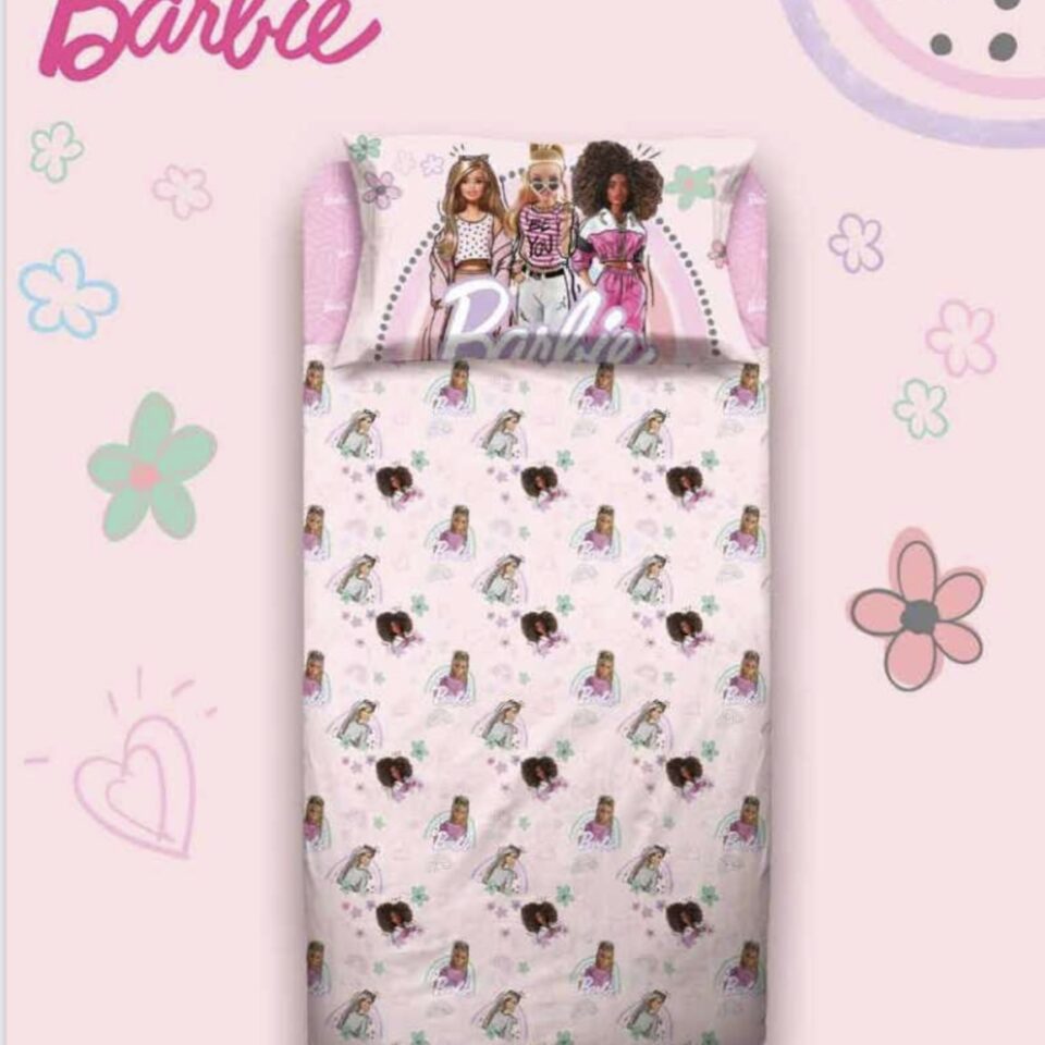 Σετ 3 τεμ. σεντόνια Barbie από την Hermet bebe2324