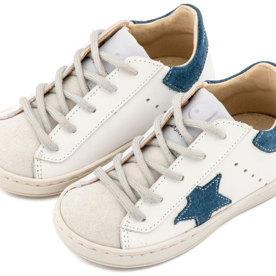 Βαπτιστικά Παπούτσια  EXC5315-WHITE-ROYAL-BLUE-GREY