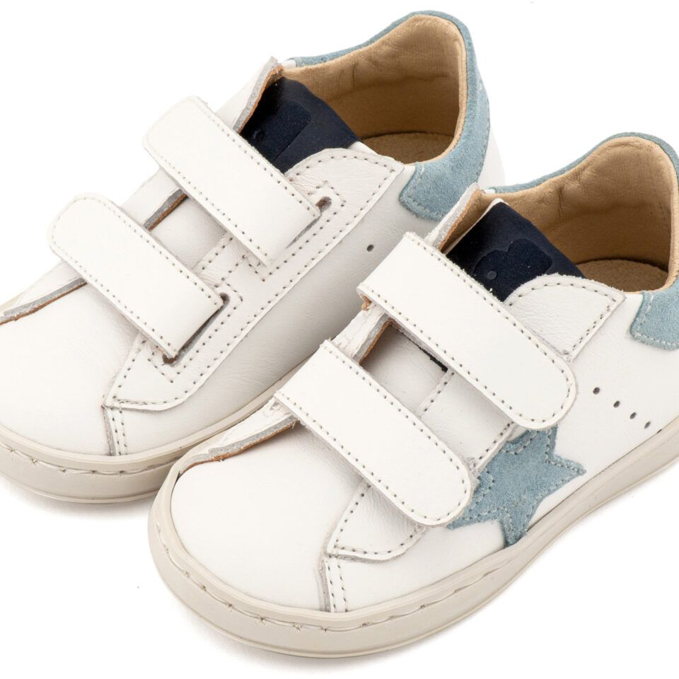 Βαπτιστικά Παπούτσια  EXC5316-WHITE-LIGHT-BLUE