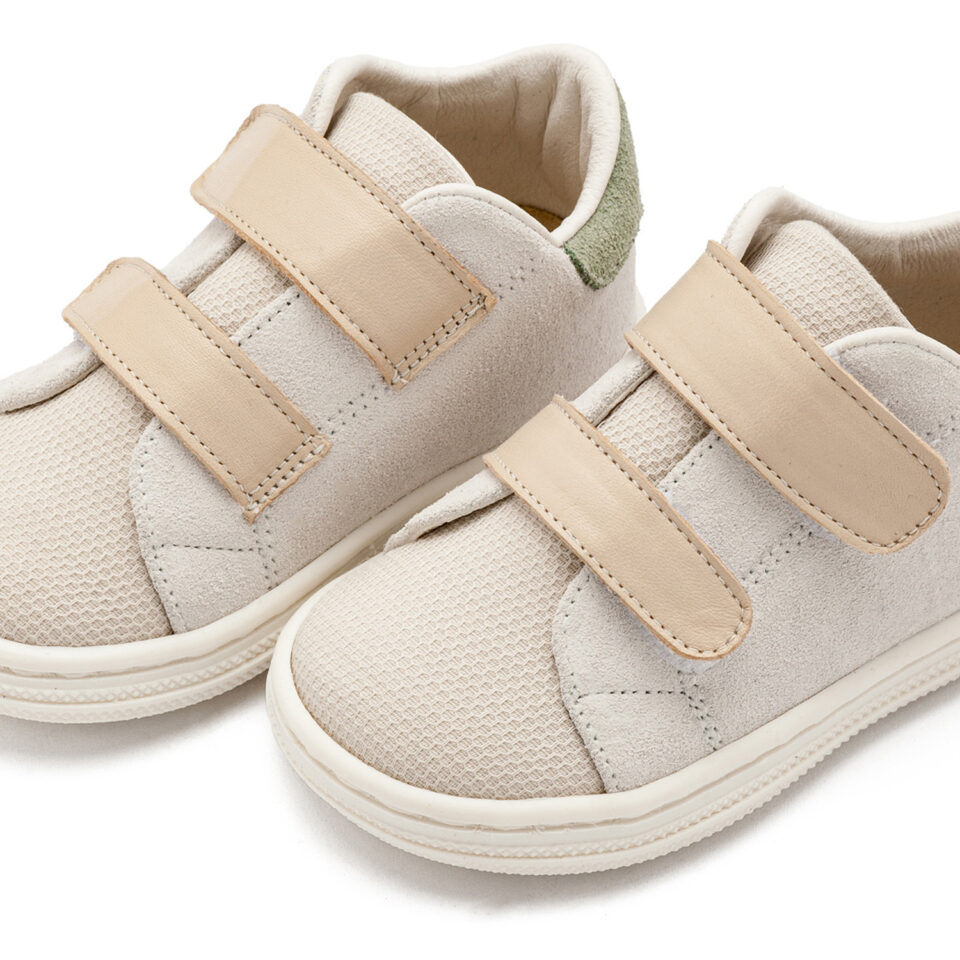 Βαπτιστικά Παπούτσια BS3085-WHITE-BEIGE