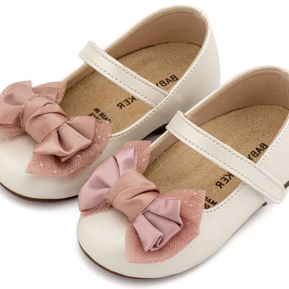 Βαπτιστικά Παπούτσια    BS3599-IVORY-PINK