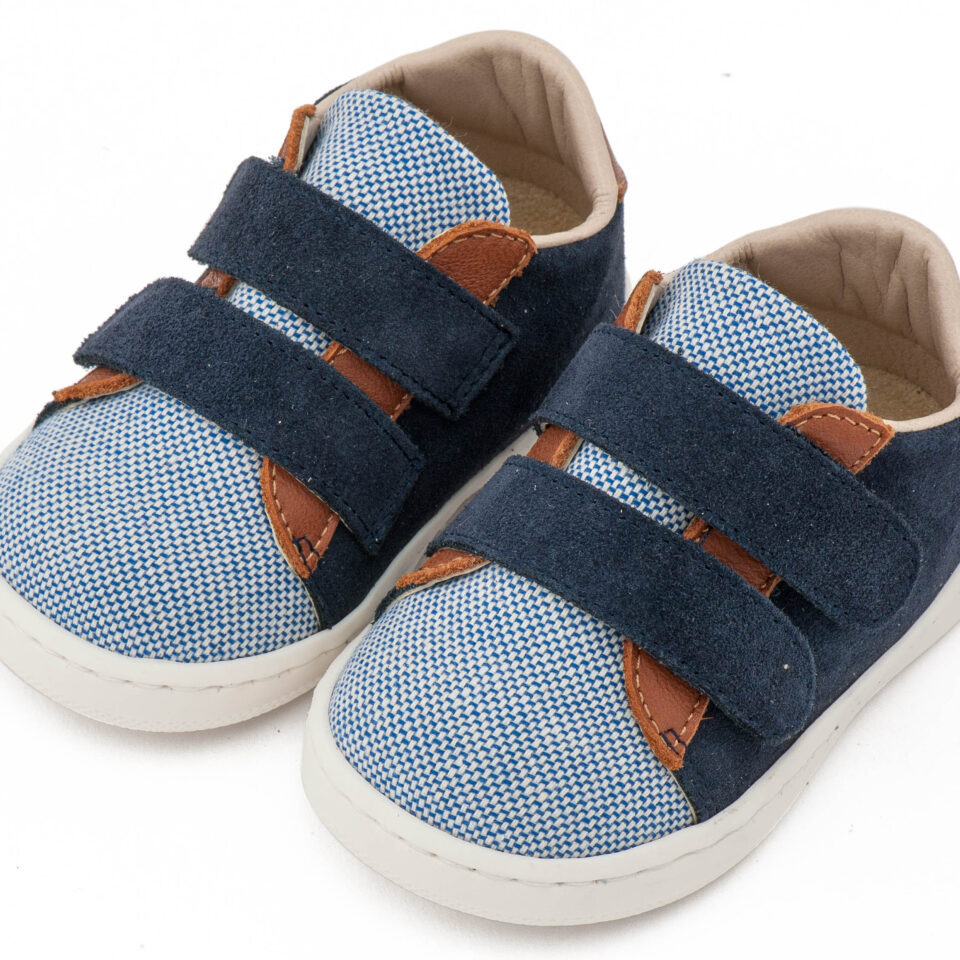 Βαπτιστικά Παπούτσια PRI2104-BLUE-CAMEL