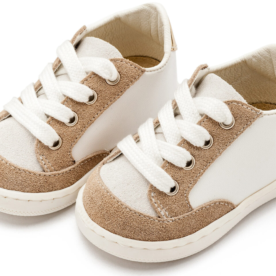 Βαπτιστικά Παπούτσια PRI2120-WHITE-BEIGE