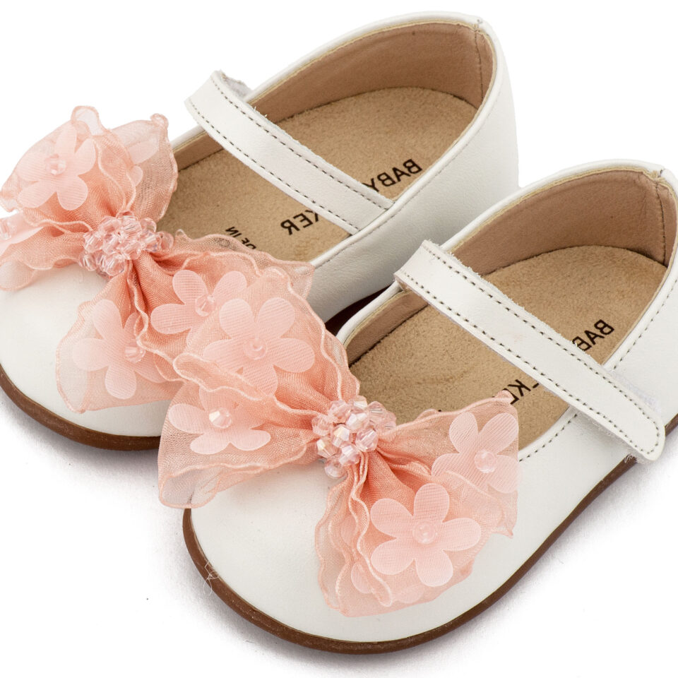 Βαπτιστικά Παπούτσια PRI2659-IVORY-PINK